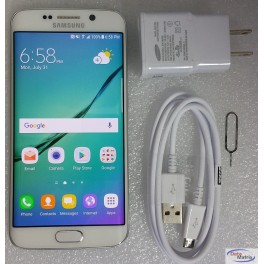 Samsung Galaxy S6 Edge SM-G925W8 - 32GB White Unlocked Smartphone Warranty